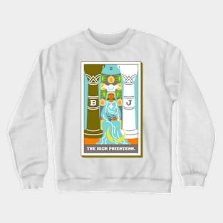 II - The High Priestess - Tarot Card Crewneck Sweatshirt